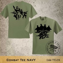 Military Tee NAVY (OD Green) - TTC218